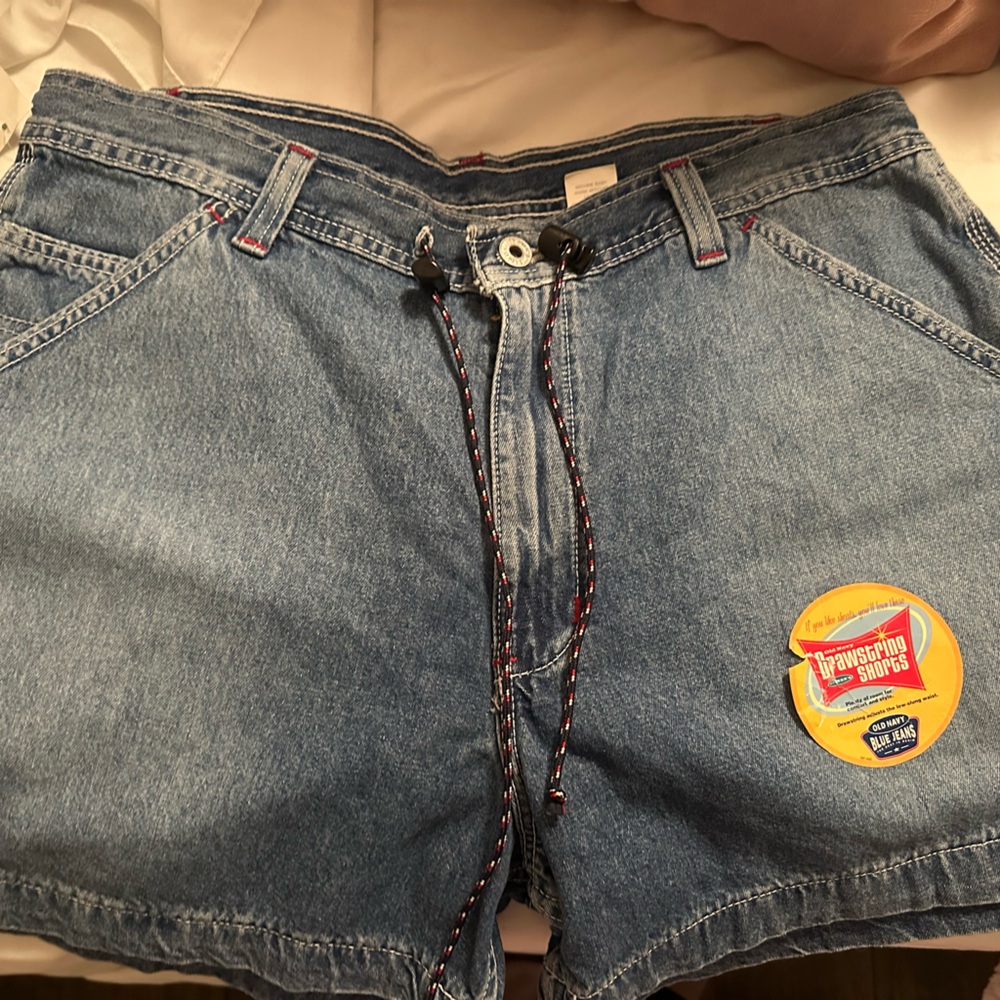 Old Navy Blue Drawstring Shorts